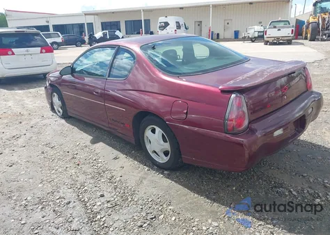 2002 Chevrolet Monte Carlo Ss from USA, damaged, VIN 2G1WX15K829366277